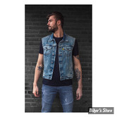 GILET SANS MANCHE - MCS - STONEWASHED DENIM BLUE - BLEU JEAN'S - TAILLE XL