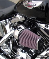 - FILTRE A AIR - K&N - AIRCHARGER K&N - SOFTAIL 01/15 / FLT 02/07 / DYNA 04/17 - POLI - 63-1125P