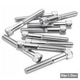 VIS TETE ALLEN / BTR - 3/8-16 X 63.50MM / 2 1/2" - COLONY - CHROME - LE PAQUET DE 10 PIECES