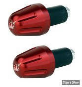 EMBOUTS DE GUIDON - DRIVEN - BAR END V1 - ROUGE