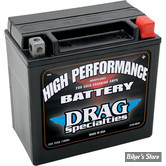 BATTERIE - 65958-04A - DRAG SPECIALTIES - HIGH PERFORMANCE - AGM / GEL - DRSM7RH4L / YTX14L