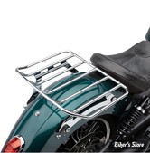 PORTE BAGAGES SOLO DETACHABLE - INDIAN SCOUT - COBRA - Big Ass® Detachable Solo Luggage Rack - CHROME - 502-2610