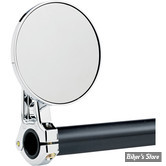 Ø GUIDON : 22MM / 7/8" OU 25,40MM / 1" - RETROVISEUR DE GUIDON - JOKER MACHINE - SWIVEL - 3" 1/4 - CHROME