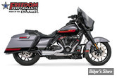 - ECHAPPEMENT FREEDOM PERFORMANCE - SHORTY 2EN1 - COMBAT - TOURING 17UP MILWAUKEE-EIGHT® - CHROME / EMBOUTS : NOIR SCULPTE  - HD00641