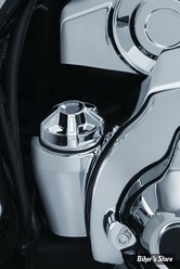 DOC A / PIÈCE N°103 - BOUCHON D'HUILE - OEM 62700136 - TOURING MILWAUKEE EIGHT 2017UP - KURYAKYN - PRECISION DIPSTICK - CHROME - 6425