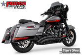 - ECHAPPEMENT FREEDOM PERFORMANCE - SHARP CURVE RADIUS 2EN2 - TOURING 17UP MILWAUKEE-EIGHT® - SCOOP - NOIR / EMBOUTS : NOIR - HD00646