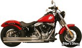 ECHAPPEMENT RUSH - FULL SYSTEM - LONG STYLE - SOFTAIL 86/17 - STRAIGHT CUT - CHROME