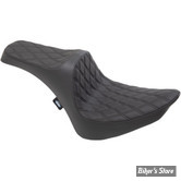 - SELLE DRAG SPECIALTIES - PREDATOR III SEAT - SOFTAIL 84/99 -  DOUBLE DIAMOND  NOIR / COUTURES : NOIR