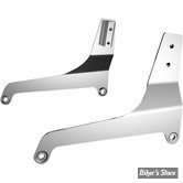 PLAQUES LATERALES DE SISSY BAR FIXE - SOFTAIL 18UP - FLFB / FXBR - CHROME