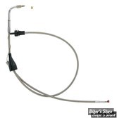 CABLE DE RETOUR - TOURING / CRUISE CONTROL - TOURING 02/07 - OEM 56237-99 - NOIR - LONGUEUR :106CM / 39" + 3" - INOX - BARNETT - 102-30-41001-03