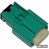 PRISE MOLEX / OEM SERIES - 3 BROCHES - MALE - COULEUR : VERT - NAMZ