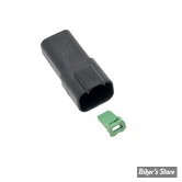 PRISE DEUTSCH IPC / DT SERIE - 4 BROCHES - FEMELLE - COULEUR : NOIR - OEM 72104-94BK - NAMZ