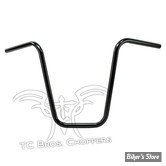  Guidon TC. BROS - TC BROS. 1" NARROW APES HANDLEBAR - APES 16" - AVEC EMPREINTES - NOIR - 101-0110