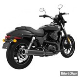 SILENCIEUX - FREEDOM PERFORMANCE - EAGLE - XG500 /XG750 - NOIR / EMBOUT : NOIR SCULPTE  - HD00468