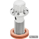 ECLATE L - PIECE N° 16 - VIS BANJO 3/8-24 - OEM 41747-82A - ARLEN NESS - BANJO BOLT - TITANIUM - FINITION : POLI - 300-824