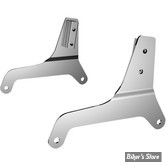 PLAQUES LATERALES DE SISSY BAR FIXE - SOFTAIL 18UP - FLSB / FXLR - CHROME