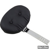 DOSSIER DRAG SPECIALTIES - BACKREST EZ GLIDE - Backrest Pad - Pillow Large Tall Bar - BOUTONS / NOIR - 0822-0462