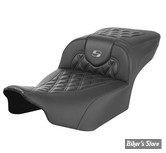 - SELLE SADDLEMEN - ROADSOFA CF STYLE LS ALLONGEE - EXTENDED REACH SEAT - TOURING 2023UP - NOIR CARBON FIBER / COUTURES GRISES - 823-07-20702