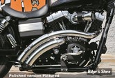 ECHAPPEMENT BSL - FATBOB / STREETBOB 07/17 - RAINBOW DOWN UNDER - NOIR