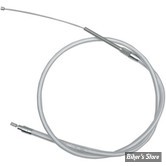 CABLE D'EMBRAYAGE POUR SPORTSTER 71/85 - LONGUEUR : 140 CM - OEM 38630-71 / 38619-71B / 38619-84 - BARNETT - INOX