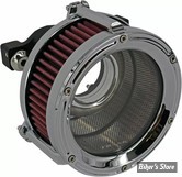 - FILTRE A AIR - TRASK PERFORMANCE - ASSAULT CHARGE HIGH-FLOW AIR CLEANER - SPORTSTER 91/20 - CHROME - TM-1022CH