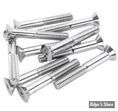 VIS TETE FRAISEE 3/8-16 X 69.80MM / 2 3/4" - ALLEN - CHROME - LE PAQUET DE 10 PIECES