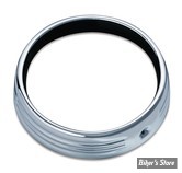 7 - CERCLAGE FRENCHÉ - KURYAKYN - TOURING 14UP - HALO TRIM RING UNLIT- CORPS : CHROME - 6915