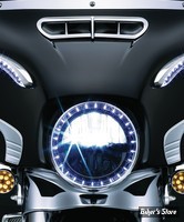 7 - CERCLAGE AVEC ECLAIRAGE - Touring 14up - Eclairage LED HALO TRIM RING - Corps : Chrome - 6917