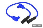 FILS DE BOUGIES -  TAYLOR / SUMAX - SOFTAIL 84/99 / FL, FX 65/86 / DYNA 91/98 / SPORTSTER 71/85 - 8.2MM THUNDERVOLT SPARK PLUG WIRE SET - BLEU - 69631