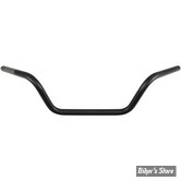 GUIDON DRAG BAR - DRAG SPECIALTIES - BUCKHORN - HAUTEUR : 17.15cm - LOW - AVEC EMPREINTES / TBW  - NOIR MAT