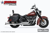 - ECHAPPEMENT - FREEDOM PERFORMANCE - SOFTAIL M8 - SHARKTAIL TRUE-DUALS - LONGUEUR : 36" - CHROME - HD00769