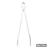X - MONTANT DE SISSY BAR - CYCLE VISIONS - SPADETUDE - LARGEUR 8 1/4" À 8 3/4" - HAUTEUR : 30" - CHROME