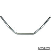 GUIDON DRAG BAR - DRAG SPECIALTIES - FLAT TRACK - AVEC EMPREINTES / TBW  - CHROME