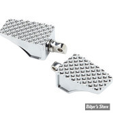 REPOSES PIEDS AVANT - L-A CHOPPERS - County Line Foot Pegs - FINITION : CHROME - LA-P100-01C