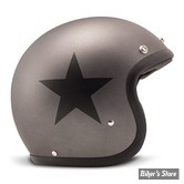 - CASQUE JET - DMD - RETRO - STAR - COULEUR : GRIS - ECE 22.06 