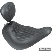 SELLE SOLO - SOFTAIL FXLR ET FLSB 18UP - MUSTANG - WIDE TRIPPER -NOIR / DIAMOND - AVEC DOSSIER - 83043