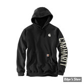 SWEAT SHIRT A CAPUCHE - CARHARTT - RAIN DEFENDER - NOIR - TAILLE M