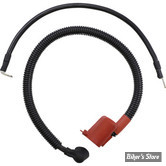 KIT CABLES DE BATTERIE - SPORTSTER 14/22 - OEM 66000035 / 66000036 - DRAG SPECIALTIES - E25-0091B-D11