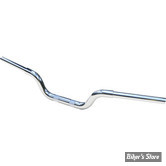 - GUIDON 32mm SUR RISERS 32MM - HAUTEUR : 10.00 CM / 4" - MAGNUM - MACH MOTO HANDLEBAR - CHROME - 3HB-1104