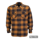 CHEMISE MANCHES LONGUES - DICKIES - NEW SACRAMENTO - BROWN DUCK / MARRON - TAILLE S