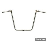 - GUIDON 32MM SUR RISERS 32MM / LA CHOPPERS - 1 1/4" TOURING - ROAD GLIDE FLTR 15UP - HEFTY TWIN PEAKS - HAUTEUR : 40.5CM / 16" - INOX - LA-7312-66SS