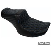 - SELLE LE PERA - TAILWHIP SEAT - TOURING 2023UP - DOUBLE DIAMOND - NOIR / COUTURES : BLEUES - LV-587DD-BE01