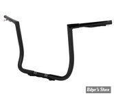 GUIDON 32MM SUR RISERS 25.40MM / GUIDON APEHANGER - HAUTEUR : 35.40CM / 14" - LA CHOPPERS - Twin Peaks Handlebar - TOURING FLHT/FLHX 96/23 - NOIR BRILLANT - LA-7361-14BW