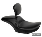 - SELLE LE PERA - OUTCAST SEAT - TOURING 2023UP - AVEC DOSSIER - LISSE - NOIR / COUTURES : NOIR - LV-987BR