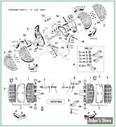  ECLATE Y - PIECE N° 00 - ECLATE DES PIECES DE PLATEFORMES AVANT - BIGTWIN 1940 / 1984