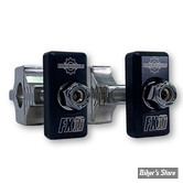 ECLATE O - PIÈCE N° 16 - KIT DE TENDEURS DE ROUE - 41113-90 - DYNA 92/05 - BARE KNUCKL PERFORMANCE - NOIR / FXD LOGO