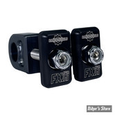 ECLATE O - PIÈCE N° 10 - Tendeurs de roue - 41530-84T - FXR 82/94 / TOURING 80/99 - BARE KNUCKLE PERFORMANCE - NOIR / FXR LOGO
