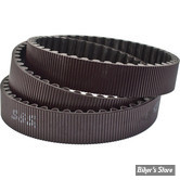 131 DENTS / LARGEUR : 1" - COURROIE SECONDAIRE OEM 40046-07 - S&S - REAR BELT XN7 CARBON CORD. 1" WIDE, 131T - 560-0390