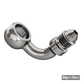 BANJO AN3 - DIAMETRE : 7/16" / 11MM - ORIENTATION : 90° - INOX - GOODRIDGE -