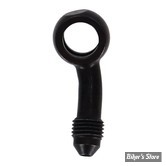 BANJO AN3 - DIAMETRE : 3/8" / 10MM - ORIENTATION : 20° COMPOUND CÔTÉ DROIT - SLIMLINE - INOX - GOODRIDGE - B593R-03CBK